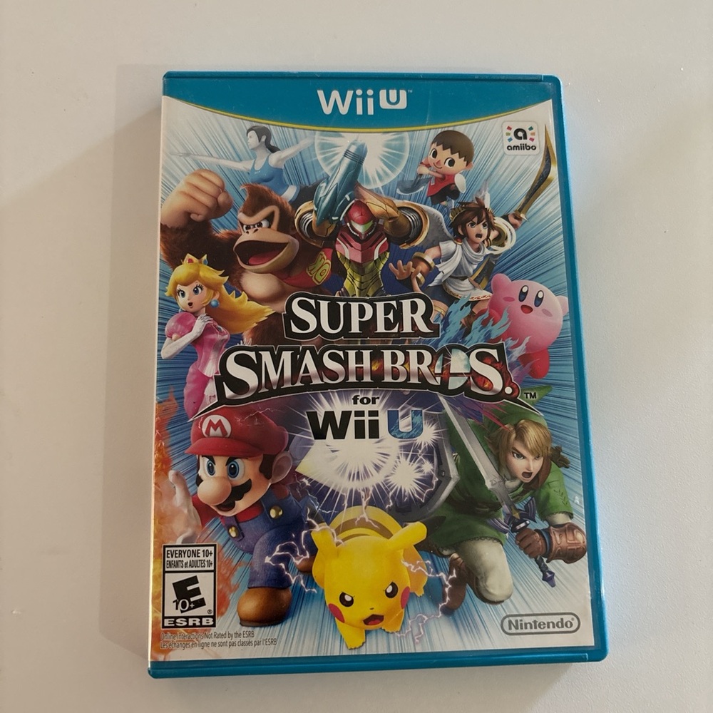 Nintendo WiiU Super Smash  Bros video game